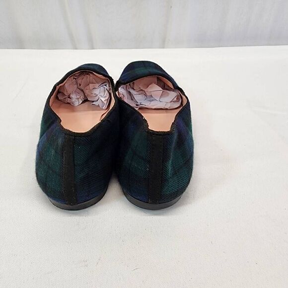 J Crew Women’s Tartan Plaid Smoking Loafers Flats Size 8.5 AA - Picture 6 of 11